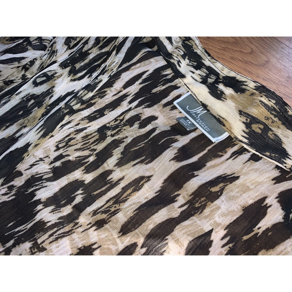 JM Collection || Sheer Cardigan - Picture 3 of 4